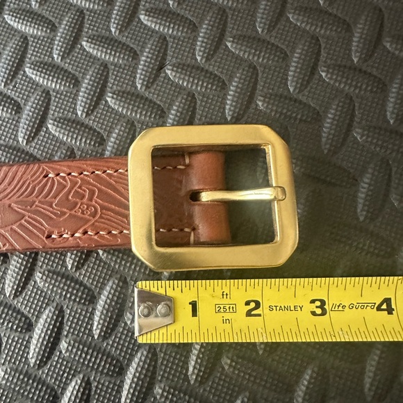 Sold this and I ❤️ it! Mens Leather Belt Ewing Dry Goods Surfs Up - Picture 7 of 9